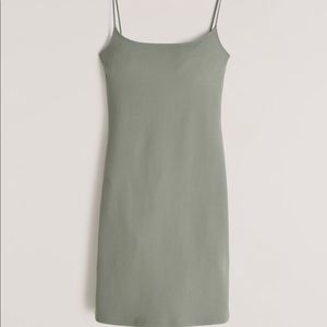 Abercrombie seamless rib cami mini dress